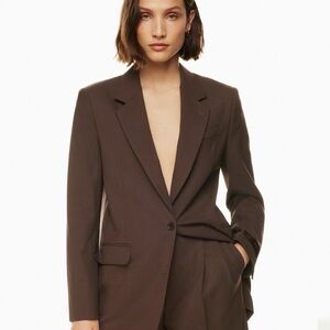 Aritzia Babaton Agency Brown Women's Blazer